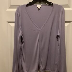 J. Crew Women's Long Sleeve Lavender Top